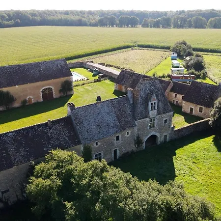 Manoir Du Bois Joly - Cabanes De Berger Margon  Exterior photo